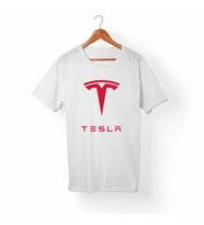 Tesla Beyaz Tişört