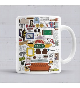 Frıends Central Perk Kupa Bardak Porselen