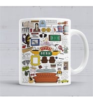 Frıends Central Perk Kupa Bardak Porselen