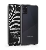 Microsonic Samsung Galaxy A31 Kılıf Transparent Soft Beyaz