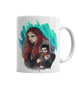 Game of Thrones Sansa e Jon Kupa Bardak Porselen
