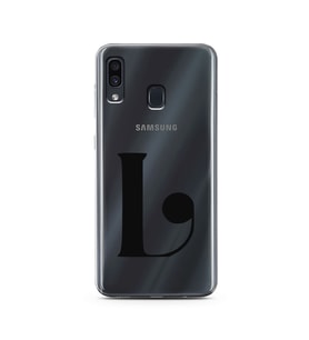 Samsung A30 Harf Tasarımlı Telefon Kılıfı L-Harfi 