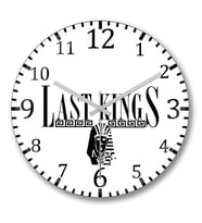 Last Kings Duvar Saati Bombeli Gercek Cam-Recovered