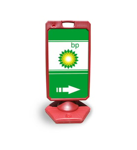BP   Reklam ve Yönlendirme Uyari Dubasi A Tabela Kırmızı