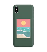 Koyu Yeşil Lansman Telefon Kılıfı Iphone Xs Max