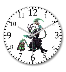 League Of Legends Thresh Lantern Duvar Saati Bombeli Gercek Cam