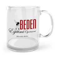 BK Gift Kişiye Özel Beden Eğitimi Öğretmeni Cam Kupa Bardak