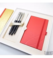 Parker Jotter Original Siyah İsme Özel Multi Set - Defterli Büyük Kutusunda - Dolma Kalem + Roller Kalem + Tükenmez Kalem Hediyelik Kalem