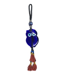 Baykuş Şekilli Nazarlık 50 cm Duvar Süsü