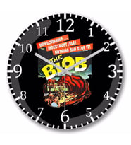 The Blob  Duvar Saati Bombeli Gercek Cam