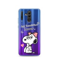 Snoopy Tasarımlı Süper Şeffaf Silikon Telefon Kılıfı Huawei Honor 20 Lite 
