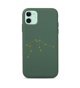 Kova Burcu (Aquario) Yıldız Haritası Tasarımlı Kılıf iPhone 11 