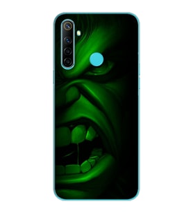 Hulk Tasarım Süper Şeffaf Silikon Telefon Kılıfı Oppo Realmi 6i