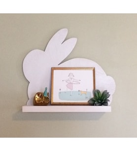 Tavşan lake montessori duvar rafı