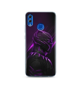 Black Panter Tasarım Süper Şeffaf Silikon Telefon Kılıfı Huawei Honor 10 Lite 