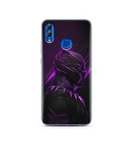 Black Panter Tasarım Süper Şeffaf Silikon Telefon Kılıfı Huawei Honor 10 Lite 