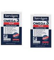 Sorvagen Omega 3 Plus Norveç Balık Yağı 60 Kapsül x 2 Adet