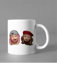 Emoji Kız Arkadaş Stiker Kupası