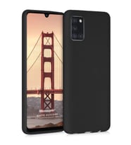 Microsonic Matte Silicone Samsung Galaxy A31 Kılıf Siyah