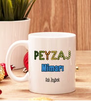 Peyzaj Mimarına Hediye Beyaz Kupa Bardak