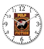 Pulp Fiction Duvar Saati Bombeli Gercek Cam