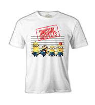 Minions - The Unusual Suspects Beyaz Erkek Tshirt