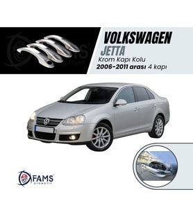 Vw Jetta Krom Kapı Kolu 4 Kapı 2006-2011 Arası P. Çelik