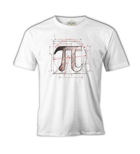 Matematik - Pi 19 Beyaz Erkek Tshirt
