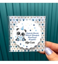 AMBALAJLI Magnet Hediyelik - Panda Tasarım - Bebek, Doğum Günü Hatırası