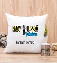 Radyoloji Teknikeri Yastık ve Silver Kupa Bardak