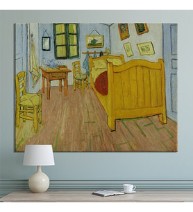 Vincent Van Gogh The Bedroom Kanvas Tablo