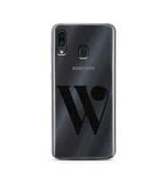 Samsung A30 Harf Tasarımlı Telefon Kılıfı W-Harfi 