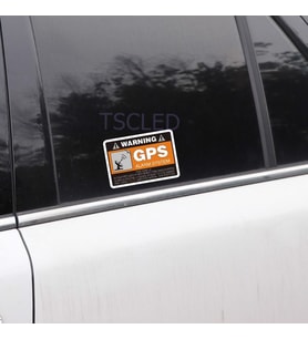 4 Adet Gps Takip Sistem Etiketi Sticker Yapıştırması 8CMX5CM