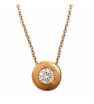 Tektaş Kolye 1,07 Gram 14 Ayar Altın (Sarı)