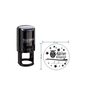 Mobistamps R40 Kişiye Özel Kütüphane Kaşesi