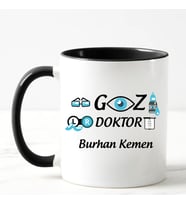 Göz Doktoru Kupa Bardağı Siyah