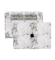 MacBook Pro Kılıf HardCase A1706 1708 1989 A2159 2016/2019 Uyumlu Kılıf F.Marble (Koyu Gri)