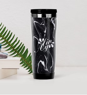 BK Gift Kişiye Özel Mermer Desenli Çelik Termos Bardak  4