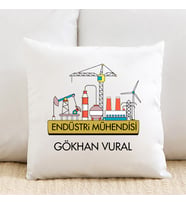 Endüstri Mühendisine Hediye İsimli Yastık
