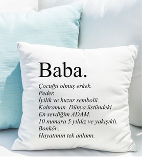 Kişiye Özel Baba Yastığı