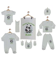 Pia Baby GL 2009 10 Parça İsme Özel Pandalı Hastane Çıkışı