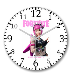 Fortnite Acorde Potente Rockeira Duvar Saati Bombeli Gercek Cam
