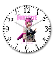 Fortnite Acorde Potente Rockeira Duvar Saati Bombeli Gercek Cam