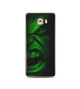 Hulk Tasarım Süper Şeffaf Silikon Telefon Kılıfı Samsung C9 