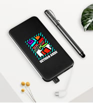 BK Gift Kişiye Özel Canım Babam Siyah 5000 mAh Powerbank ve Kalem Seti-3 (Model 1)
