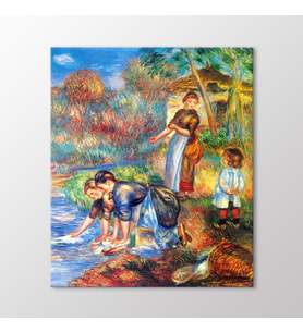 Arty Tablo Çamaşırcı Kadınlar, 1889 Tablo (Karışık)