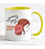 8 Mart Dünya Kadınlar Gününe Özel Kupa (Beyaz)