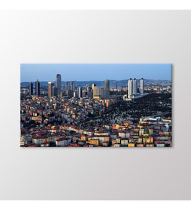 Arty Tablo Gökdelenler Tablo (Karışık)