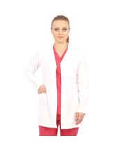Doktor Erkek Yaka Terikoton Uzun Kol Önlük