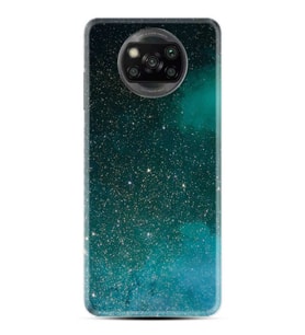 Kılıfland Xiaomi Poco X3 Kılıf Silikon Resimli Kapak Green Sky Stok 1080